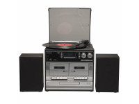 Denver Gira-Discos 33/45/78RPM AM/FM/Cd/Cassete/SD 2x2W Denver Gira-Discos 33/45/78RPM AM/FM/Cd/Cassete/SD 2x2W